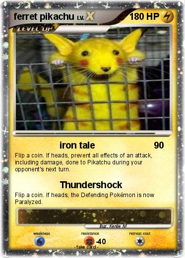 Pokemon ferret pikachu