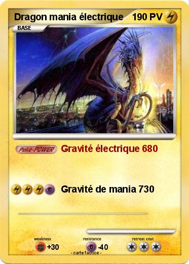 Pokemon Dragon mania électrique