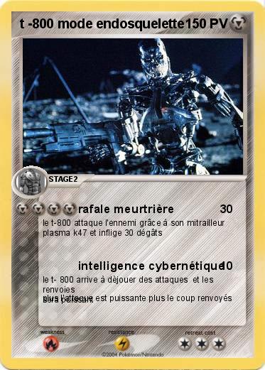 Pokemon t -800 mode endosquelette
