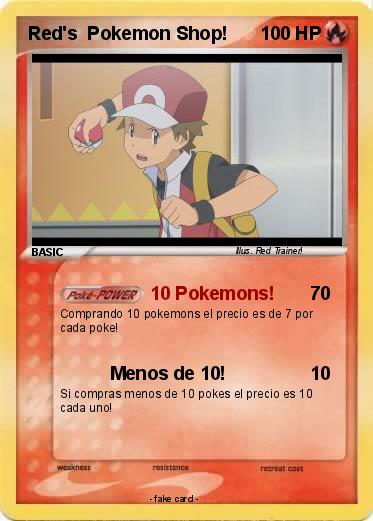Pokemon Red's  Pokemon Shop!