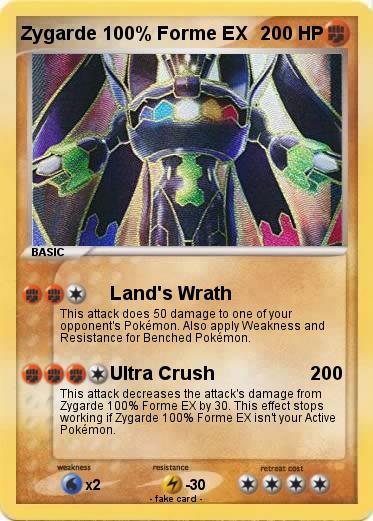 Pokemon Zygarde 100% Forme EX
