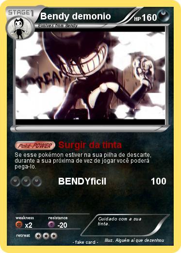 Pokemon Bendy demonio