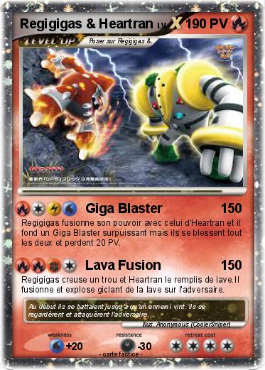 Pokemon Regigigas & Heartran
