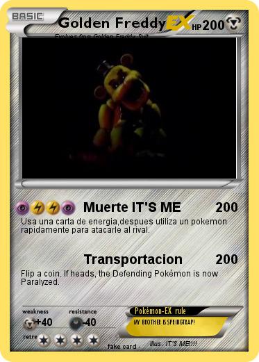 Pokemon Golden Freddy