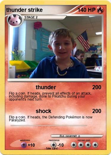 Pokemon thunder strike