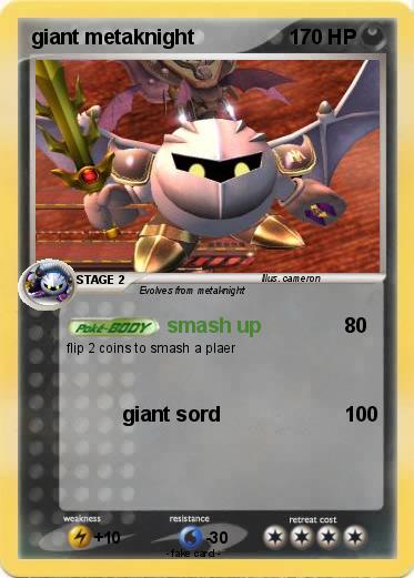 Pokemon giant metaknight