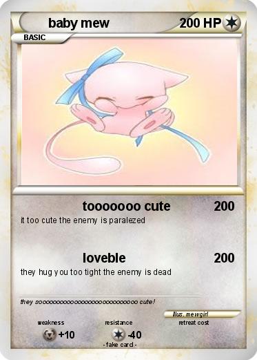 Pokemon baby mew