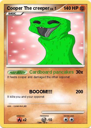 Pokemon Cooper The creeper