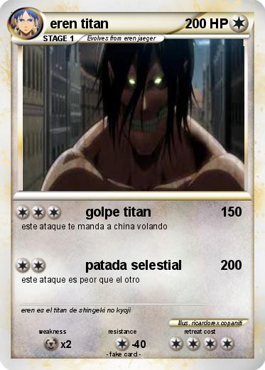 Pokemon eren titan