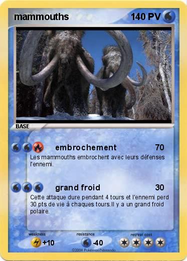Pokemon mammouths