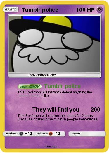 Pokemon Tumblr police