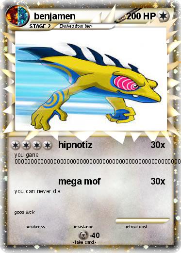 Pokemon benjamen