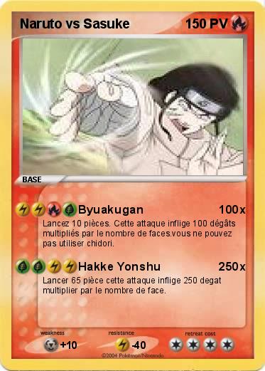 Pokemon Naruto vs Sasuke