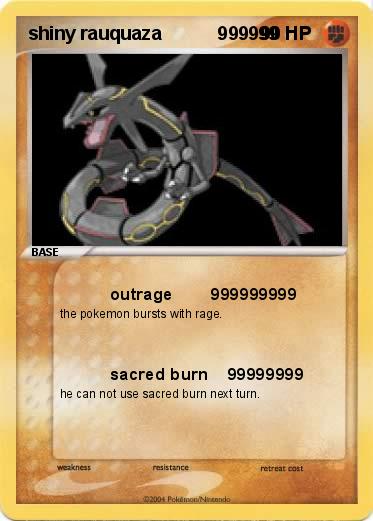 Pokemon shiny rauquaza           999999