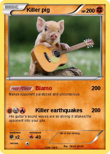 Pokemon Killer pig