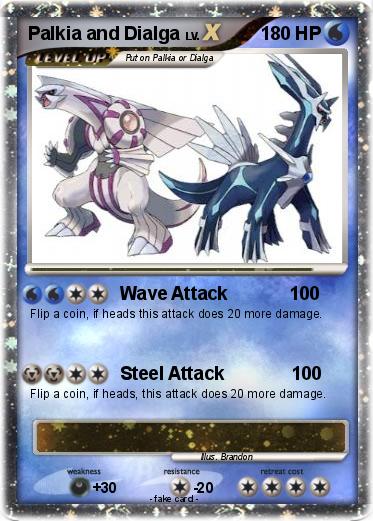 Pokemon Palkia and Dialga