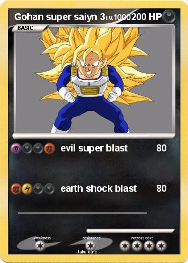 Pokemon Gohan super saiyn 3