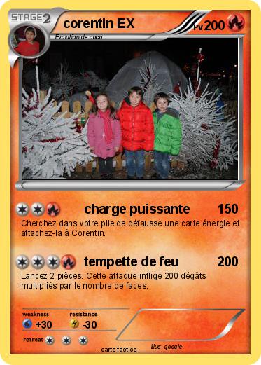 Pokemon corentin EX