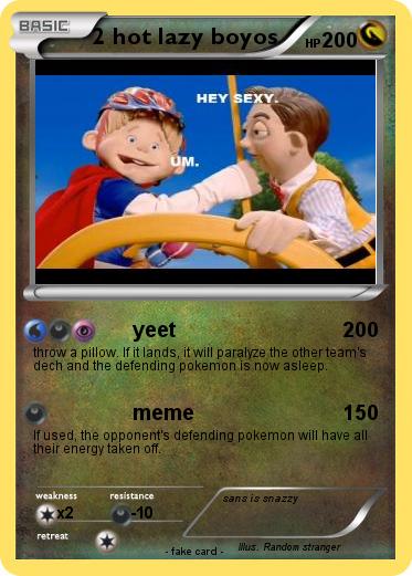 Pokemon 2 hot lazy boyos