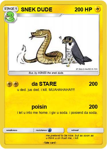 Pokemon SNEK DUDE