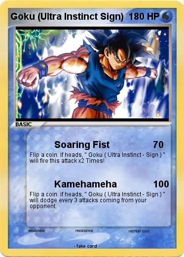 Pokemon Goku (Ultra Instinct Sign)