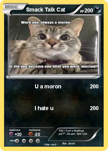 Pokemon Smack Talk Cat