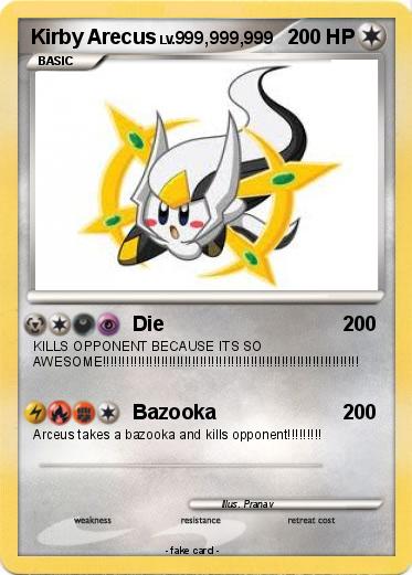 Pokemon Kirby Arecus