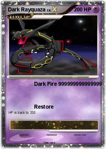 Pokemon Dark Rayquaza