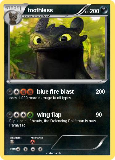 Pokemon toothless