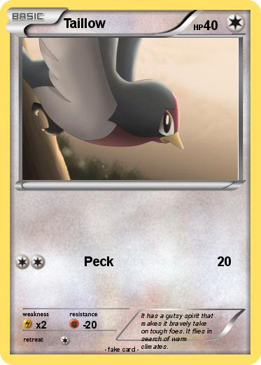Pokemon Taillow