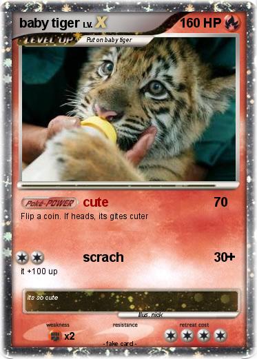 Pokemon baby tiger