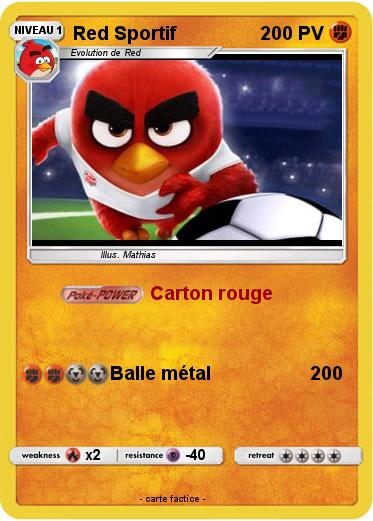 Pokemon Red Sportif