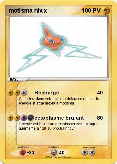 Pokemon motisma niv.x