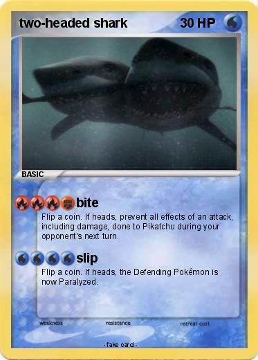 Pokemon two-headed shark