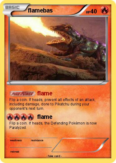 Pokemon flamebas