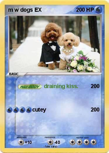 Pokemon m w dogs EX