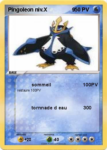 Pokemon Pingoleon niv.X                 9