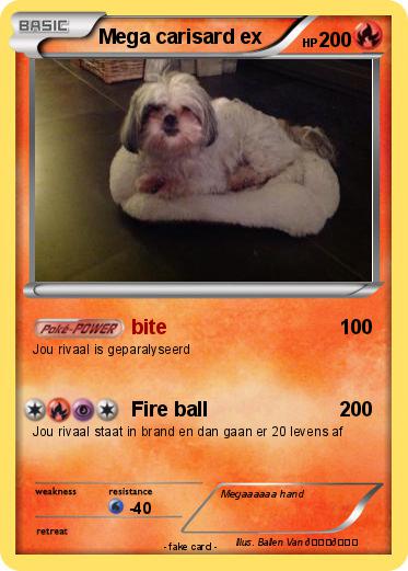 Pokemon Mega carisard ex