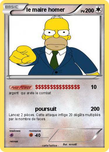 Pokemon le maire homer