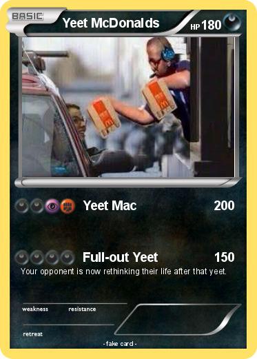 Pokemon Yeet McDonalds
