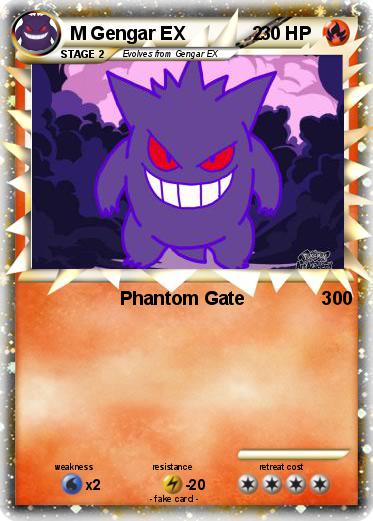 Pokemon M Gengar EX             2