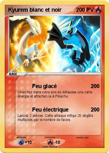 Pokemon Kyurem blanc et noir