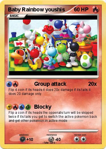 Pokemon Baby Rainbow youshis
