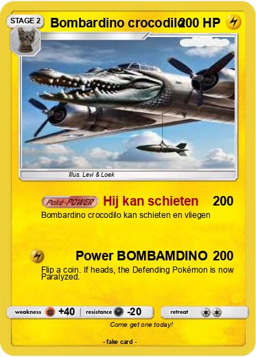 Pokemon Bombardino crocodilo