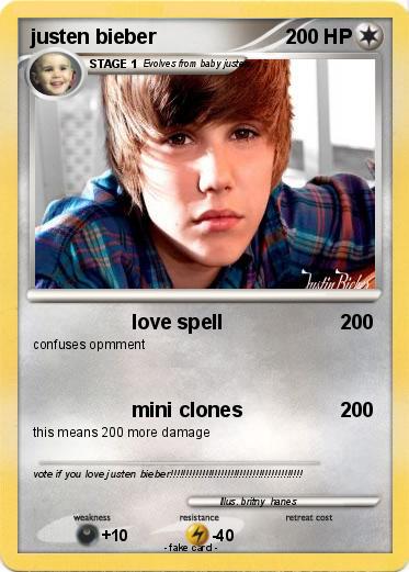 Pokemon justen bieber
