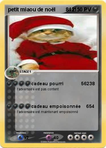 Pokemon petit miaou de noël       842
