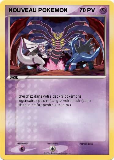 Pokemon NOUVEAU POKEMON