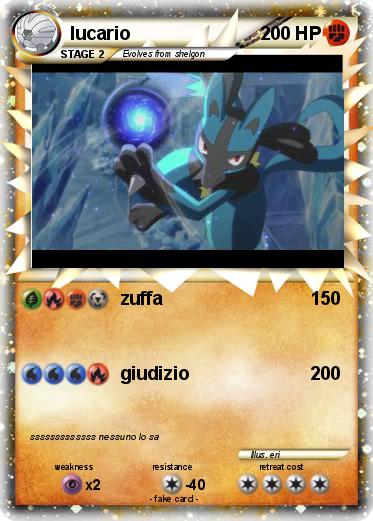Pokemon lucario
