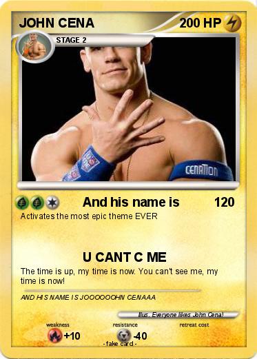 Pokemon JOHN CENA