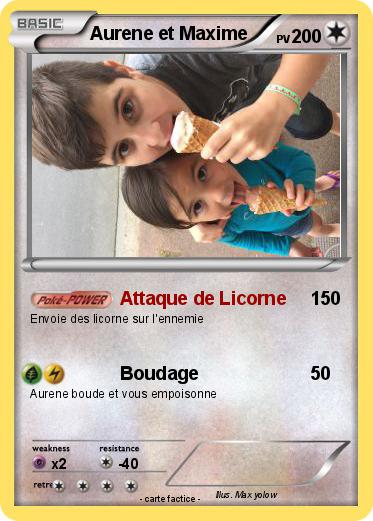 Pokemon Aurene et Maxime